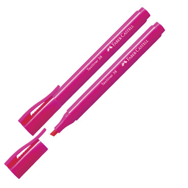 Marcador flúor Textliner 38 color rosa  Faber Castell 1577-28