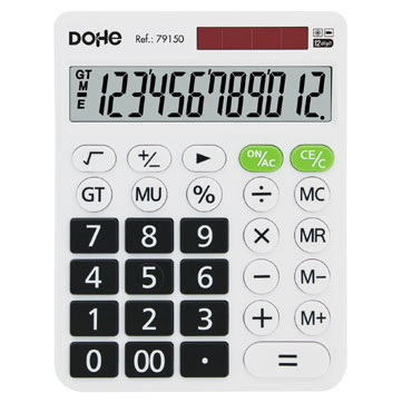 Calculadora grande 12 dígitos Dohe 79150