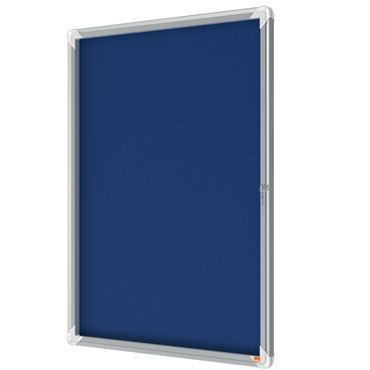 Vitrina Premium Plus fieltro azul 9 Din A-4 Nobo 1902556