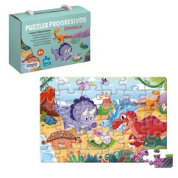 Puzzle 36 piezas Dinosaur Dohe 65010
