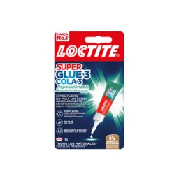 Pegamento Super Glue3 reposicionable 3 g. gel Loctite 2943113